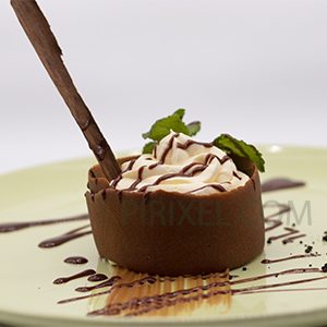 TIMBAL CON CREMA MASCARPONE